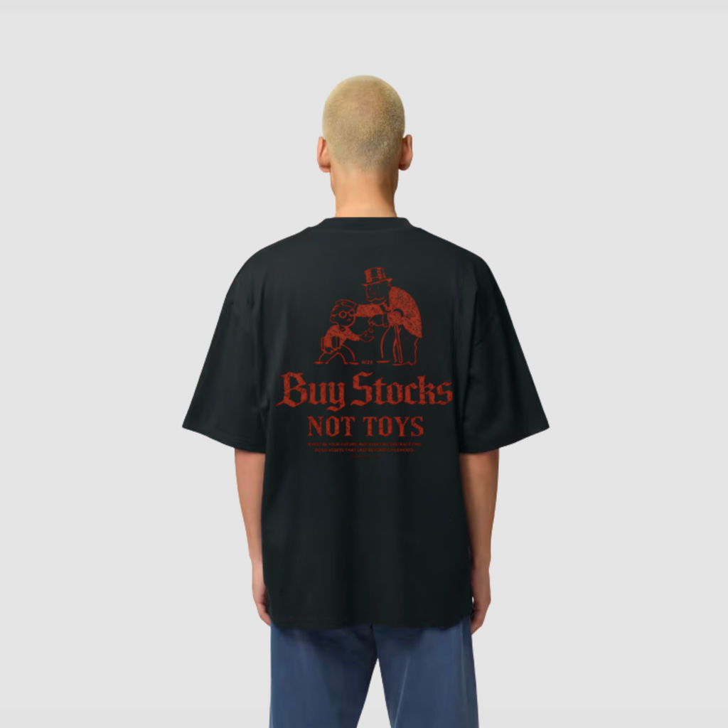 BUY STOCKS NOT TOYS TEE