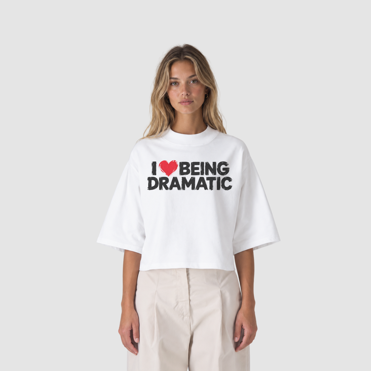 DRAMATIC BOXY TEE