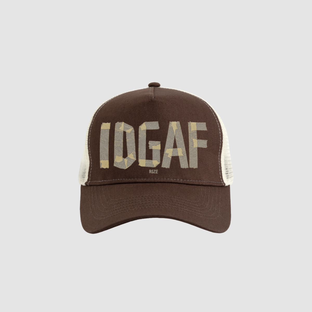 Cap von RIZE mit Aufdruck: IDGAF