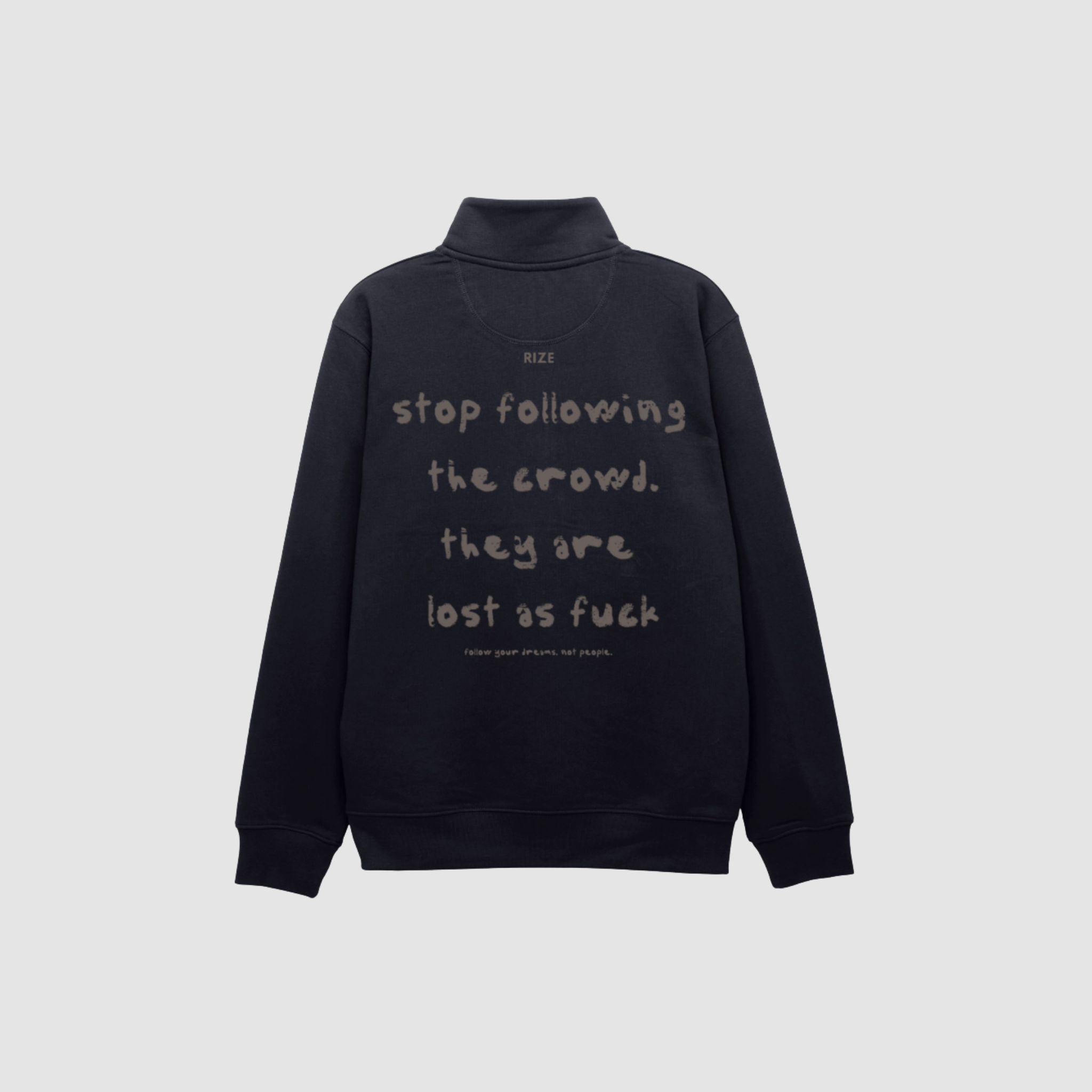 LOST CROWD HALF ZIP
