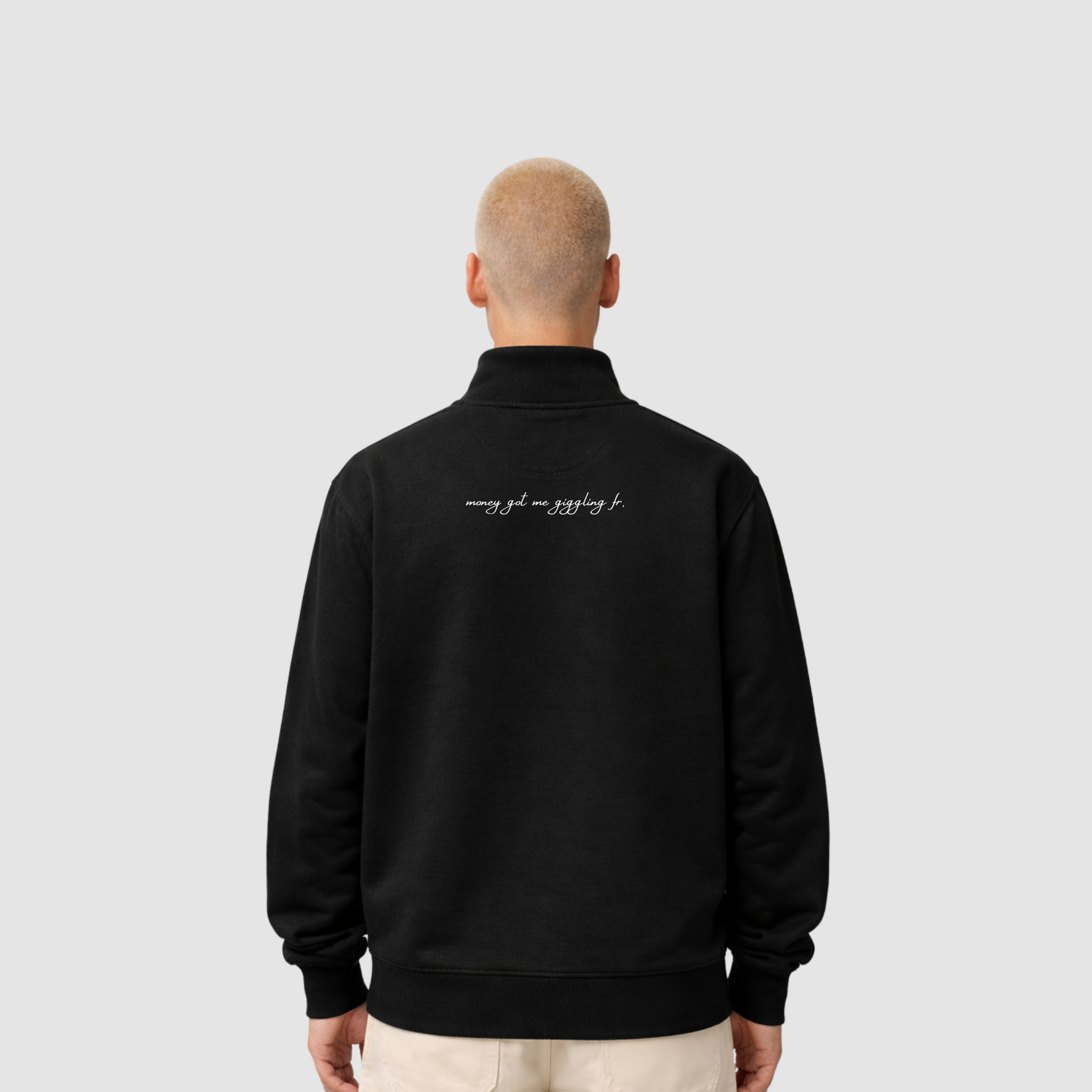 MONEY SMILE HALF ZIP
