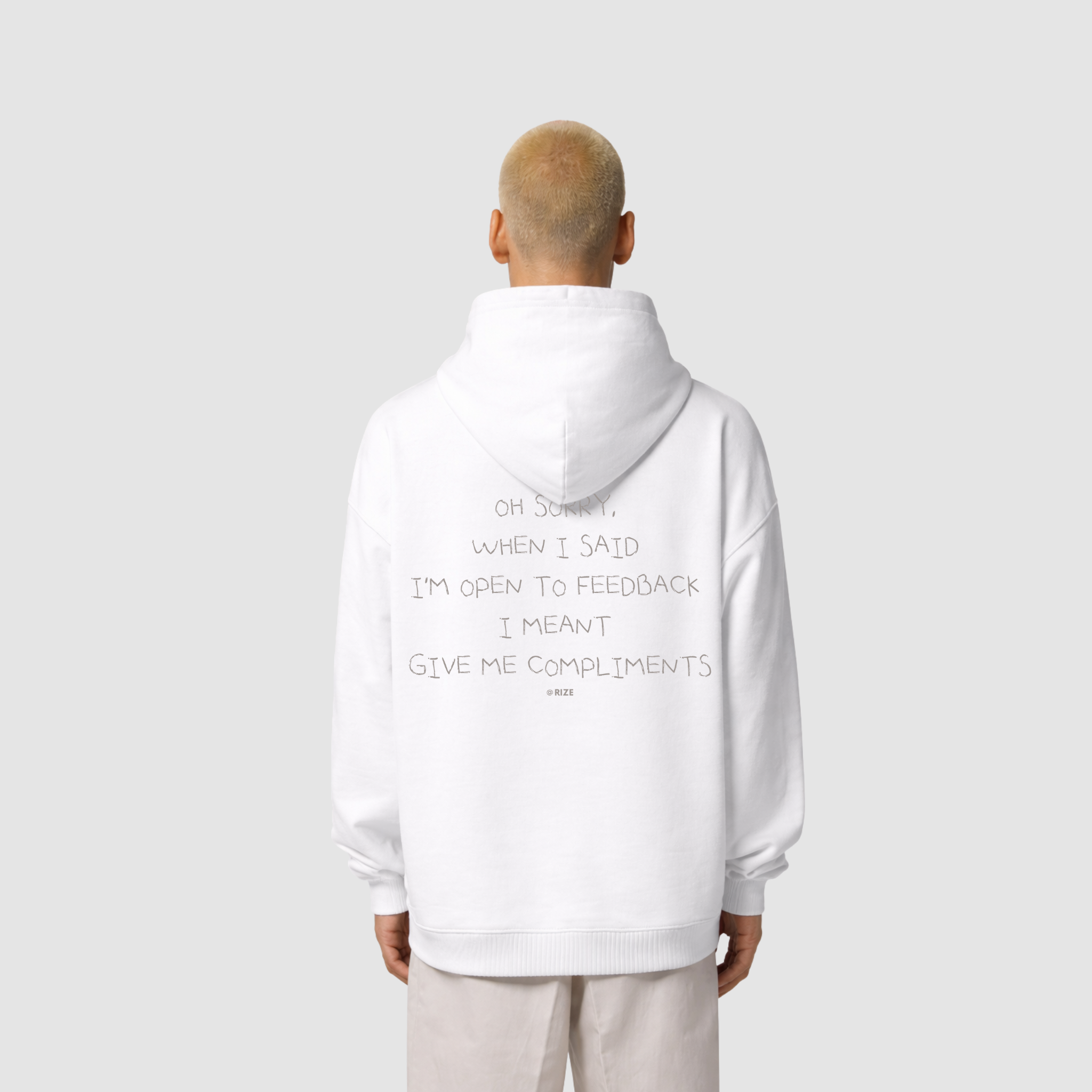 OPEN TO FEEDBACK HOODIE