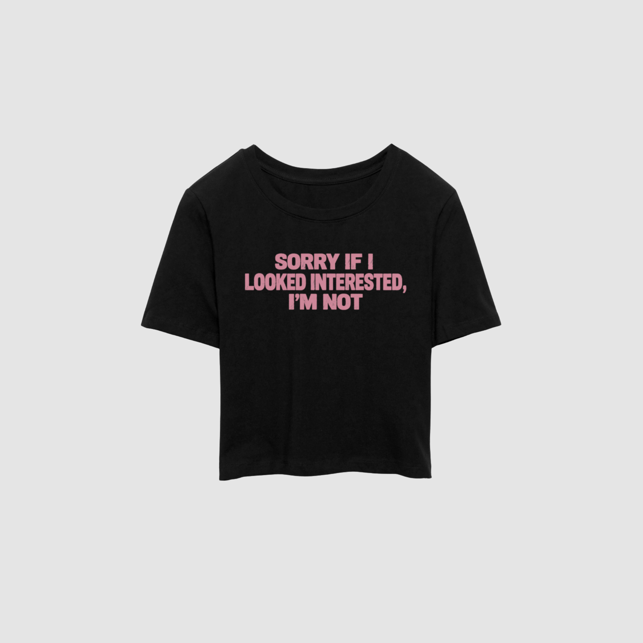 NOT INTERESTED BABY TEE