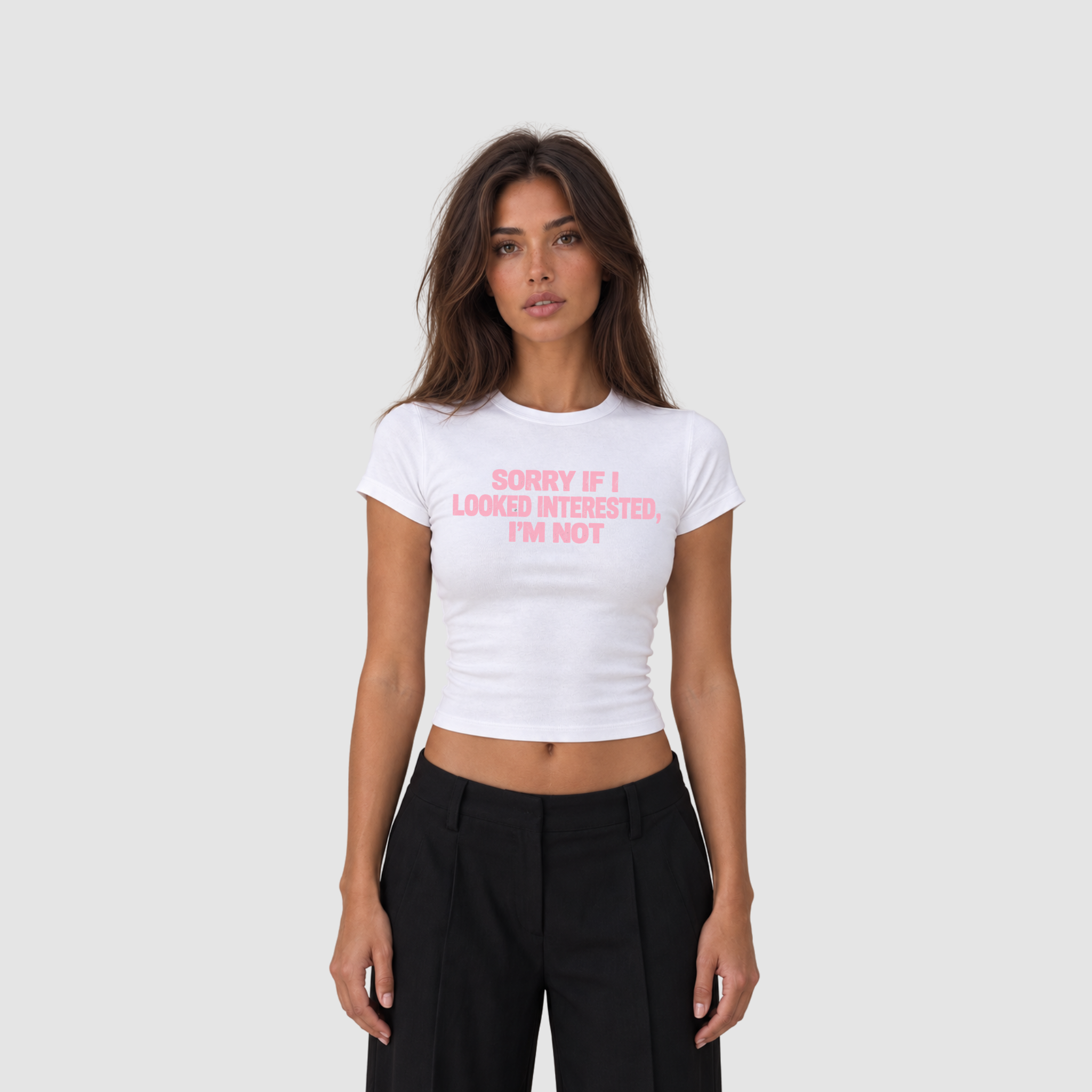 NOT INTERESTED BABY TEE