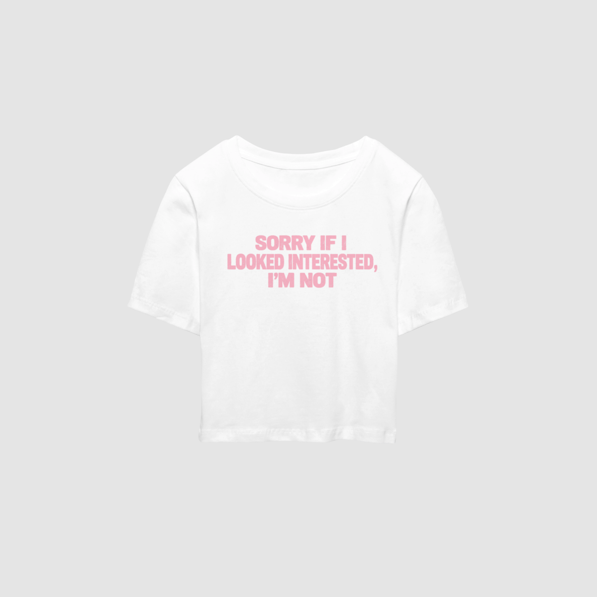 NOT INTERESTED BABY TEE