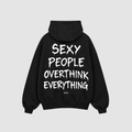 Hoodie von RIZE mit Aufdruck: Sexy People Overthink Everything