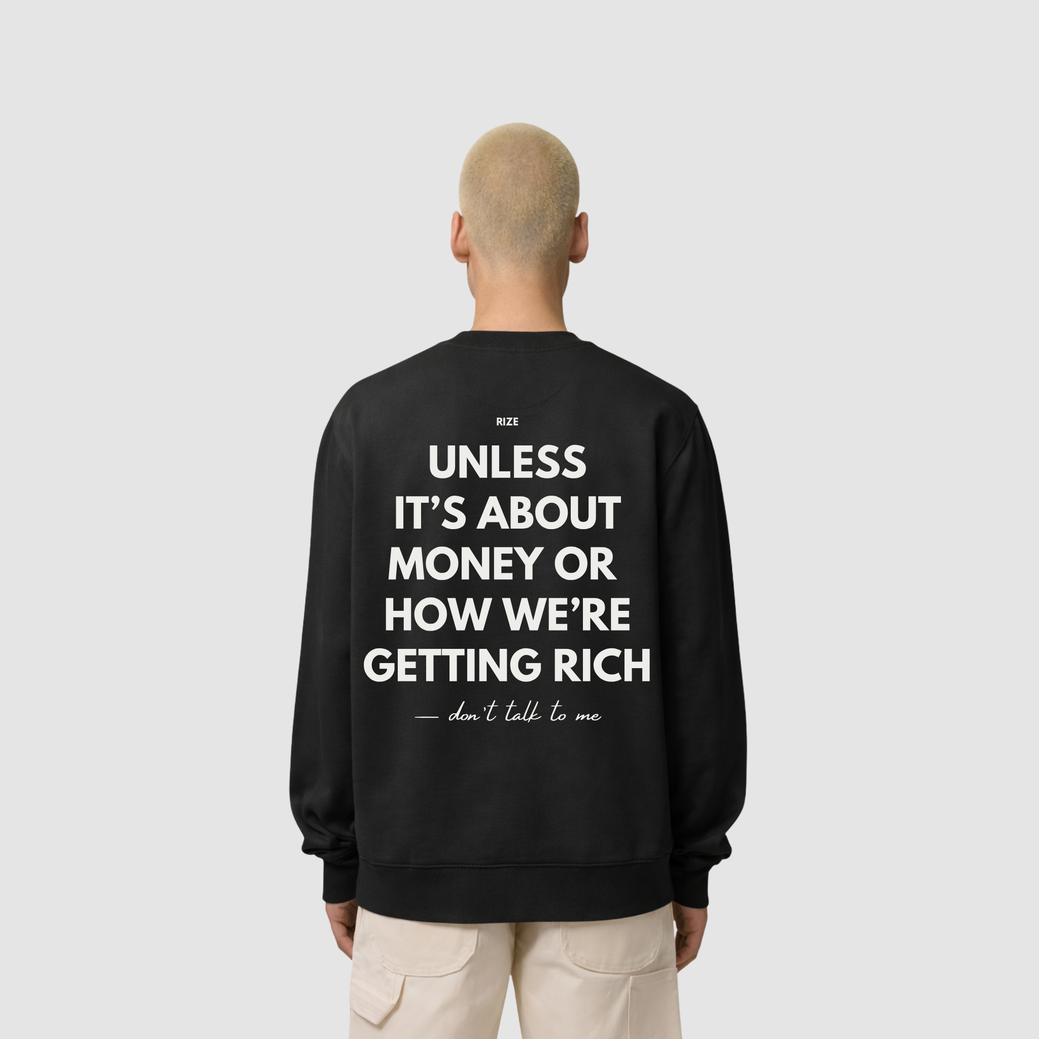 RICH TALK SWEATER