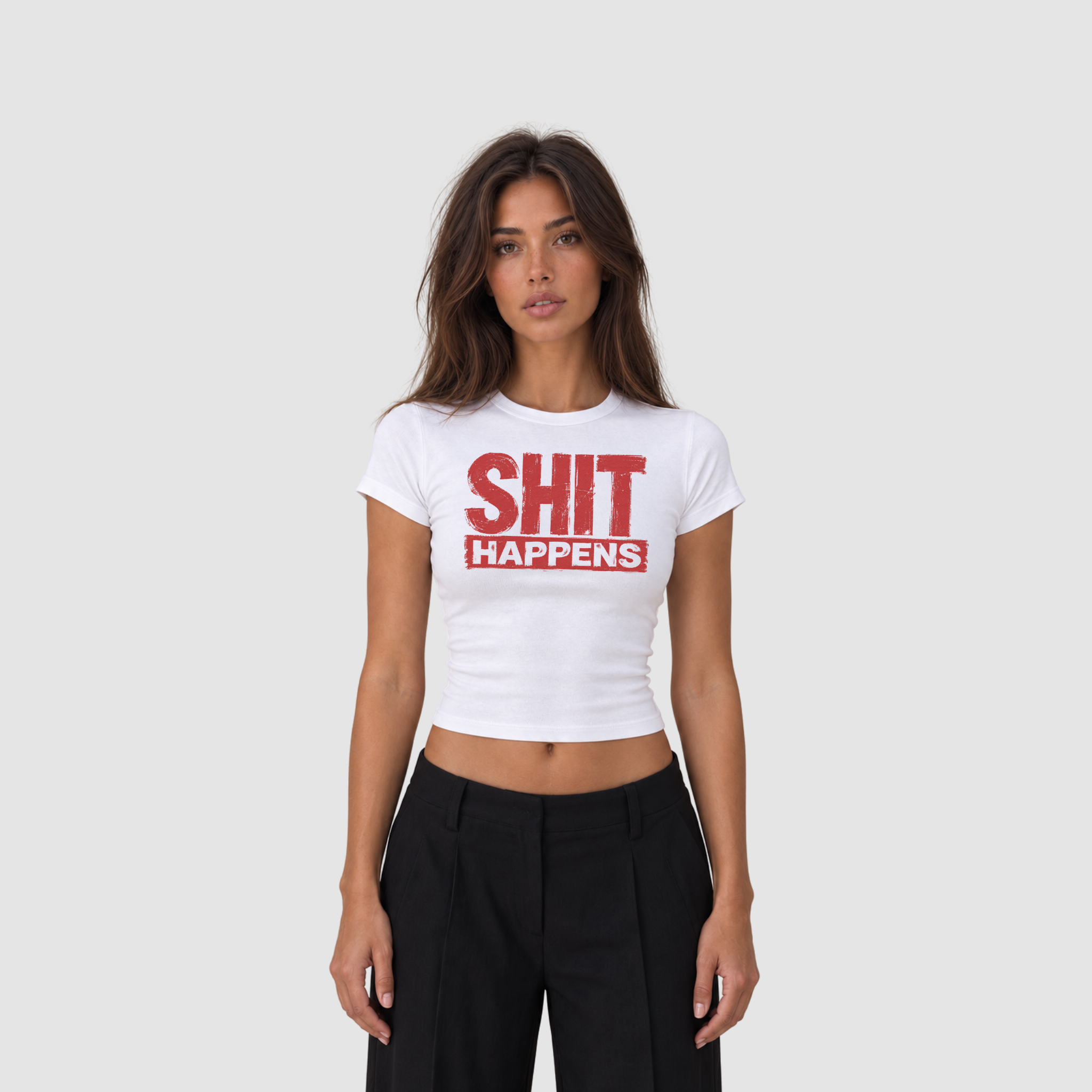SHIT HAPPENS BABY TEE