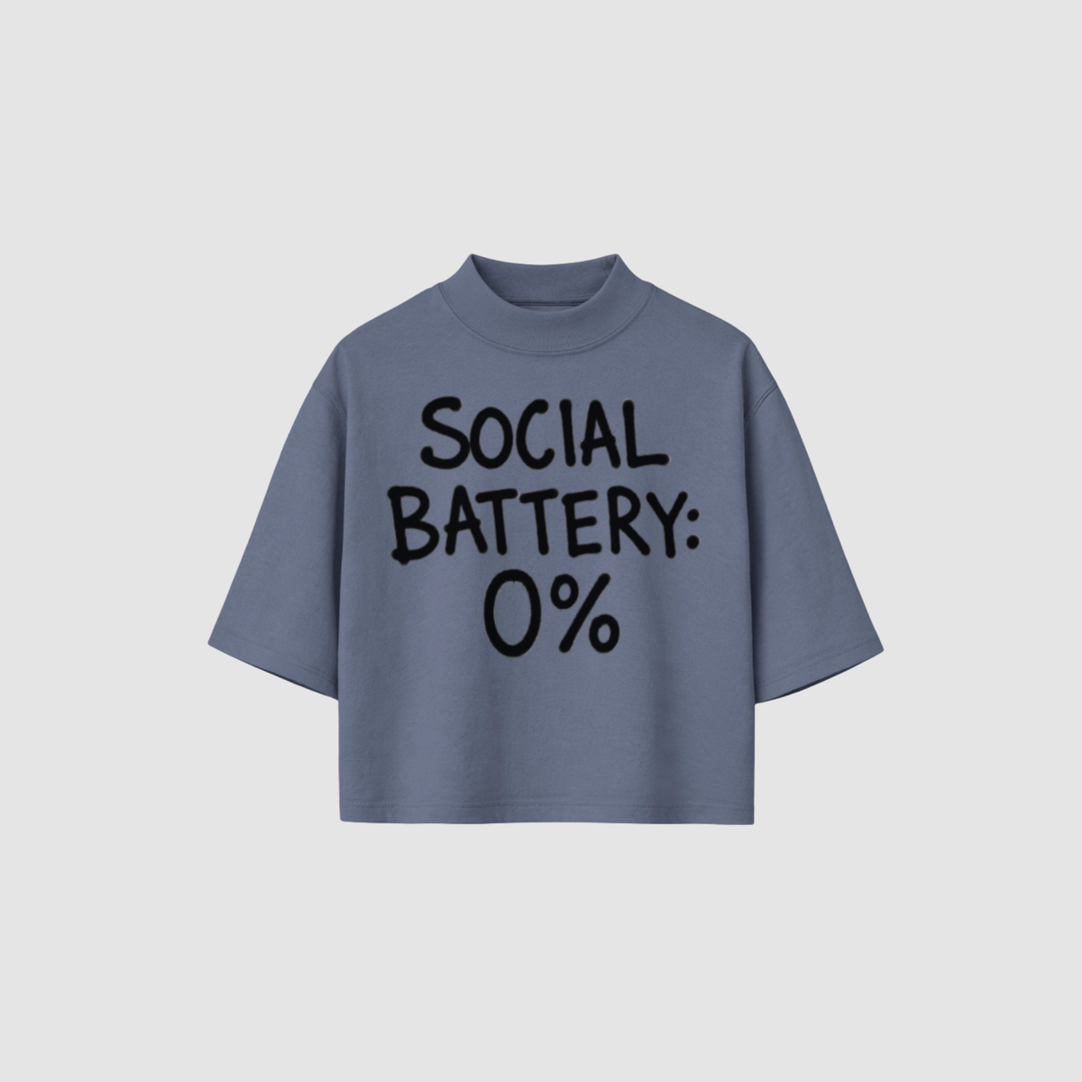 SOCIAL BATTERY BOXY TEE