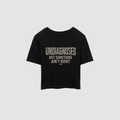 Baby Tee von RIZE mit Aufdruck: Undiagnosed, But Something Ain't Right