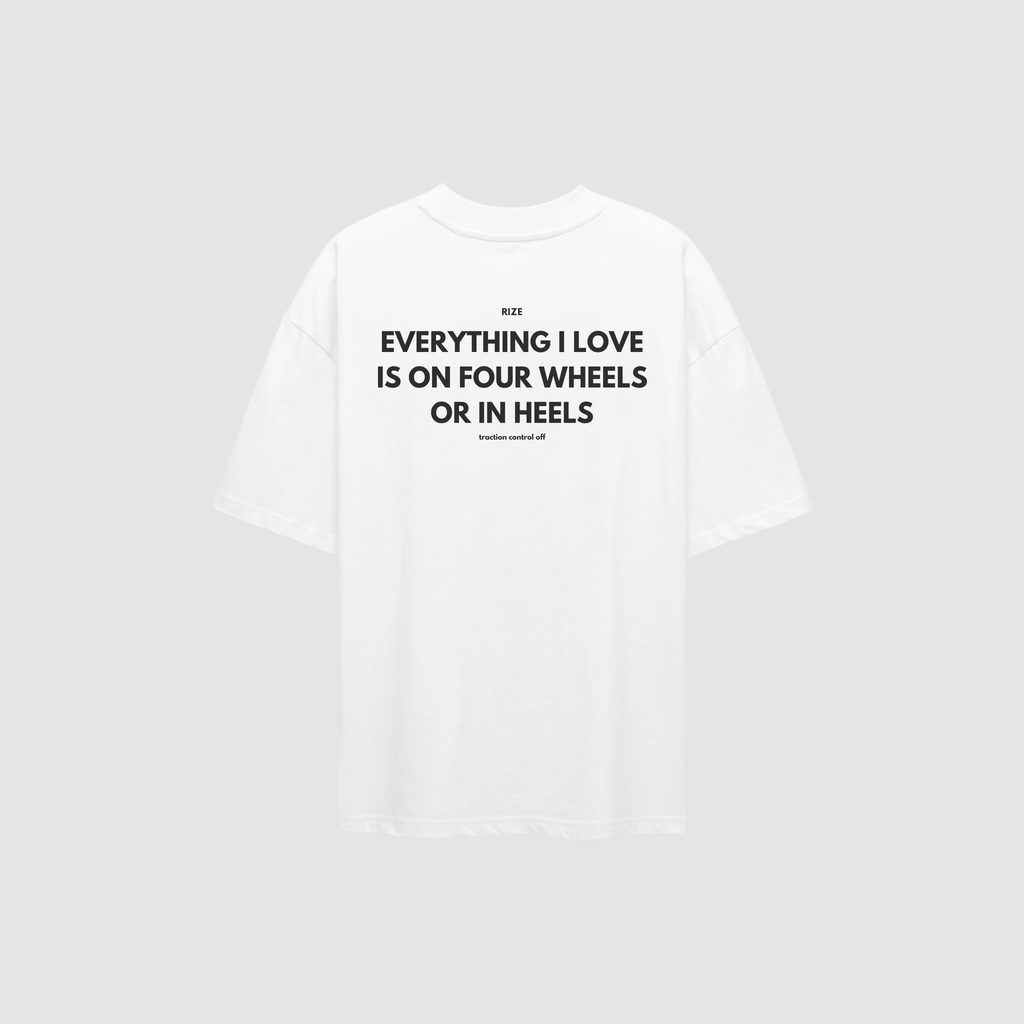 WHEELS & HEELS TEE