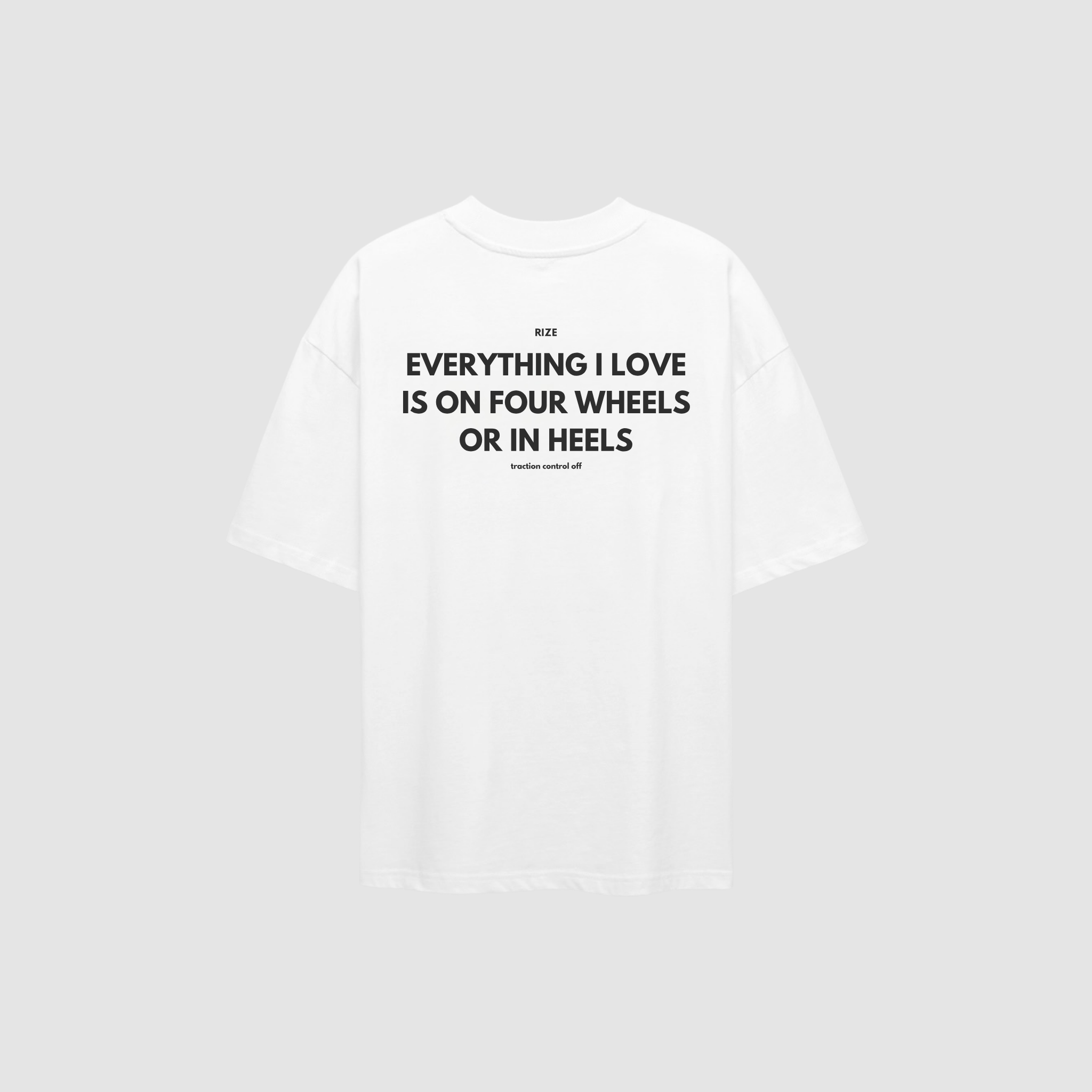 WHEELS & HEELS TEE